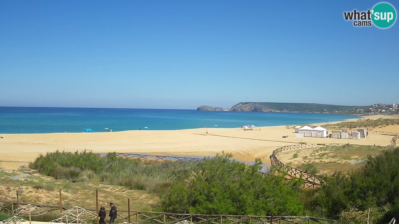 Webcam Torre dei Corsari – Liveblick auf den Strand von Punta Usai
