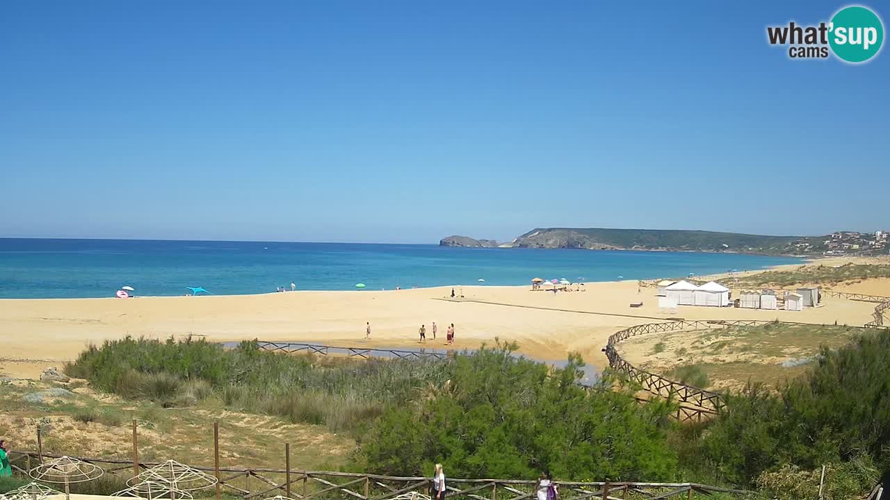 Webcam Torre dei Corsari – Live Beach View from Punta Usai