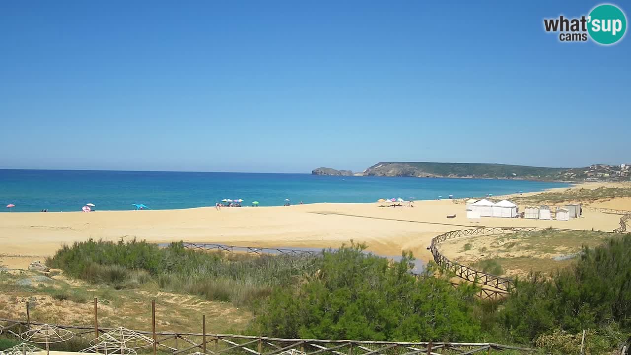 Webcam Torre dei Corsari – Vue en direct sur la plage depuis Punta Usai