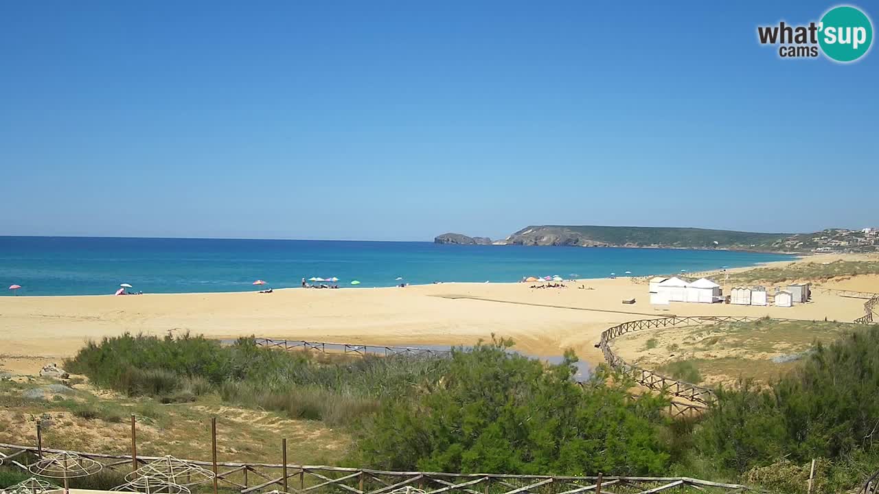 Webcam Torre dei Corsari – Vue en direct sur la plage depuis Punta Usai