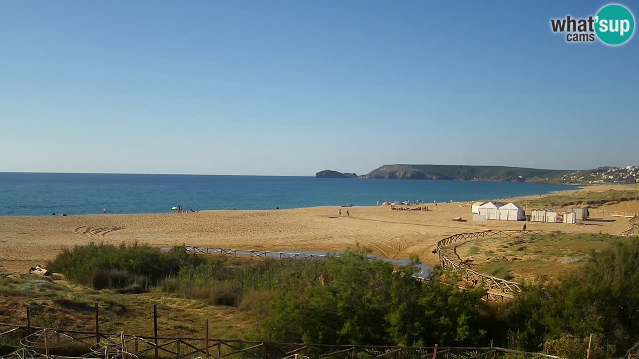 Cámara web Torre dei Corsari – Vista en directo de la playa desde Punta Usai