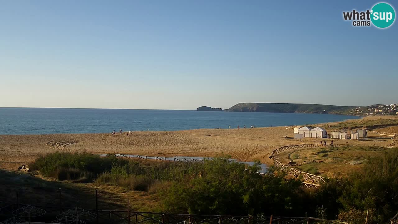 Webcam Torre dei Corsari – Vista live sulla spiaggia da Punta Usai