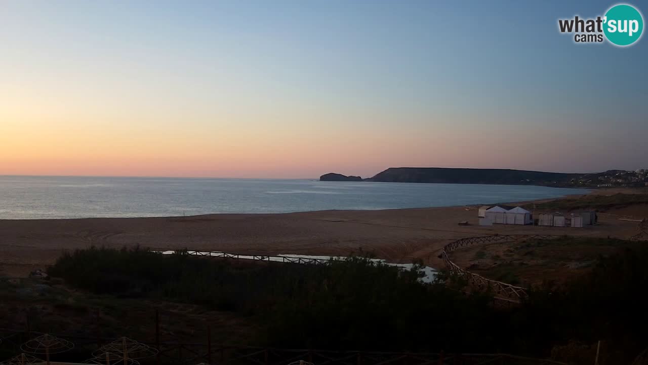 Cámara web Torre dei Corsari – Vista en directo de la playa desde Punta Usai