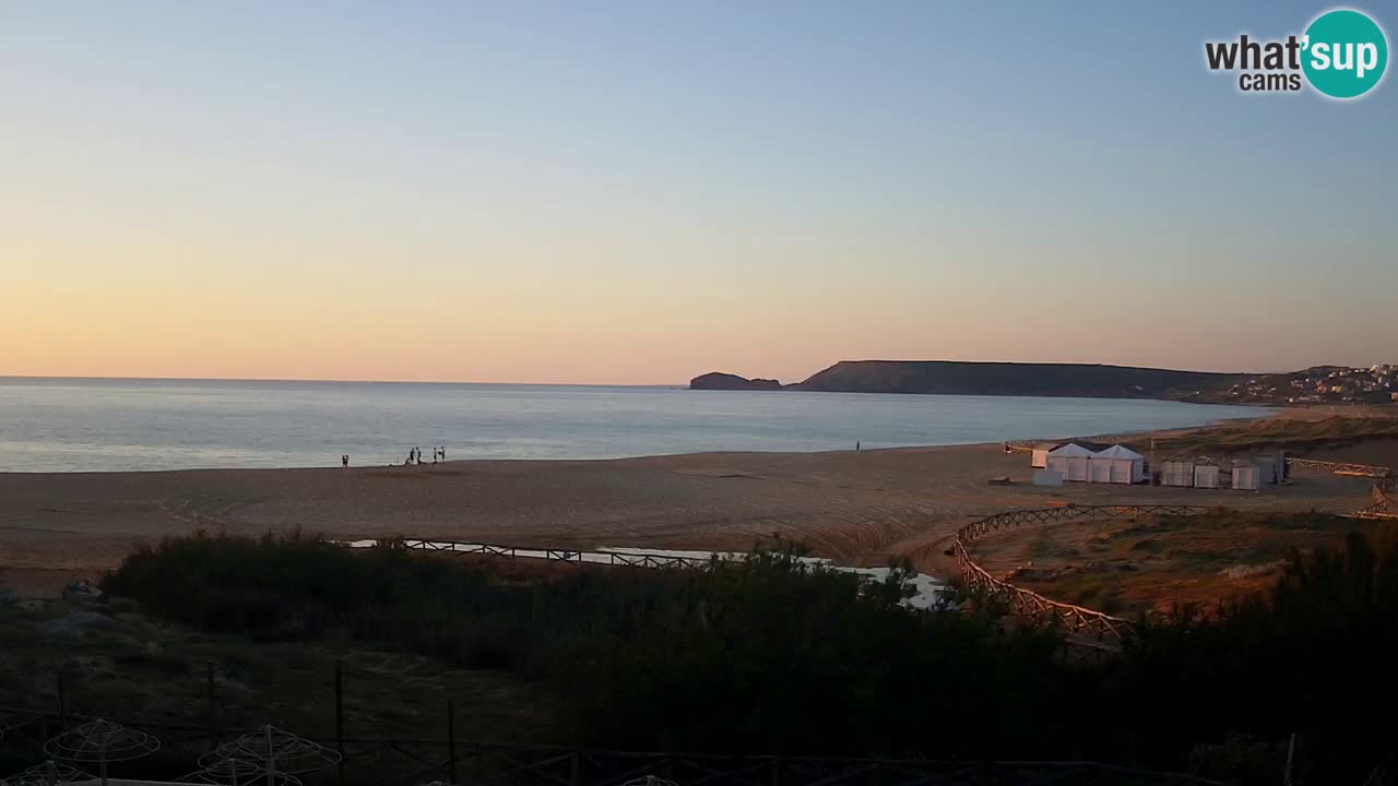 Cámara web Torre dei Corsari – Vista en directo de la playa desde Punta Usai