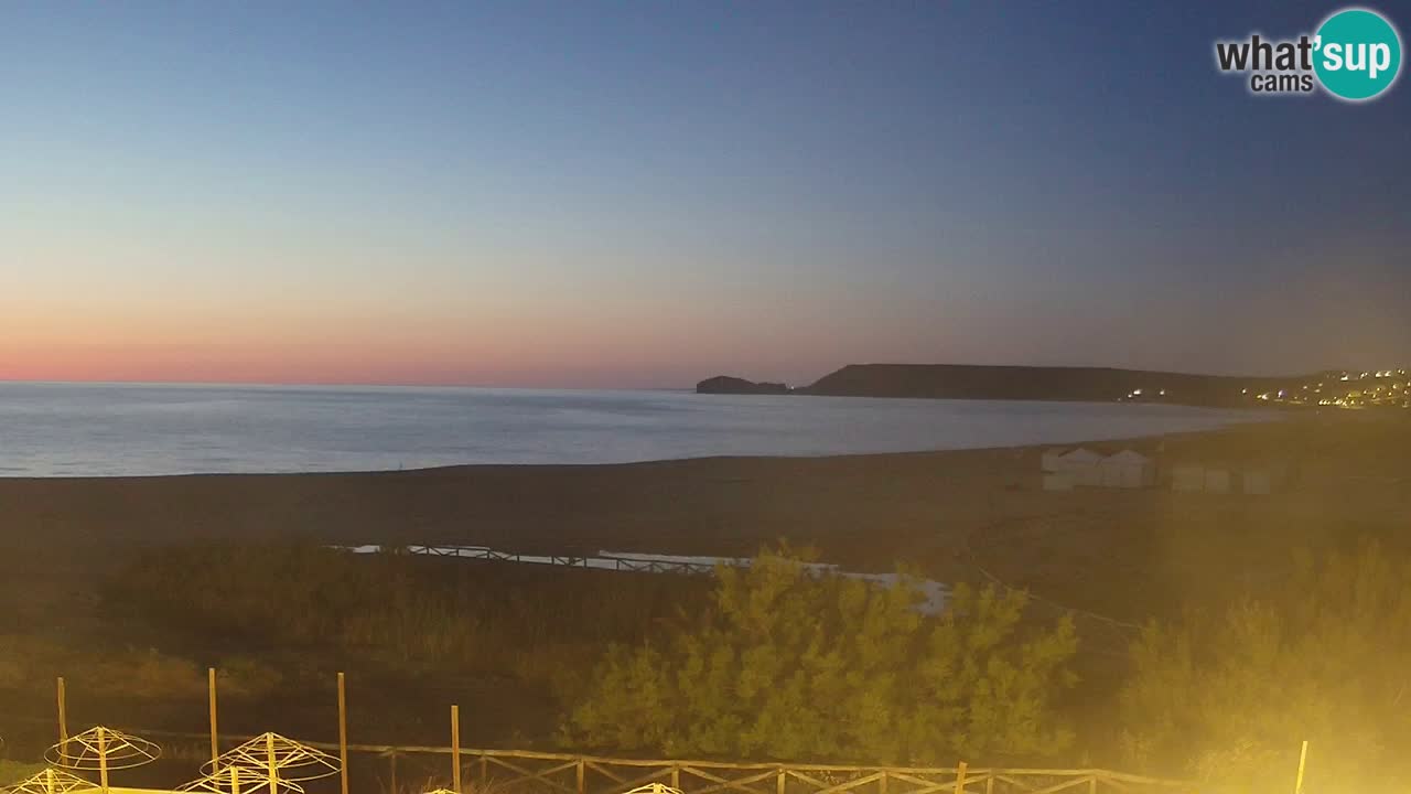 Webcam Torre dei Corsari – Vue en direct sur la plage depuis Punta Usai