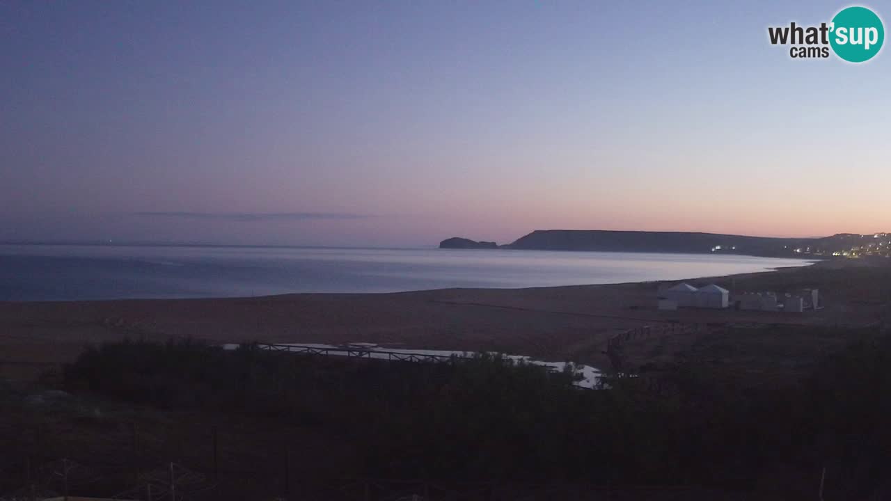 Cámara web Torre dei Corsari – Vista en directo de la playa desde Punta Usai