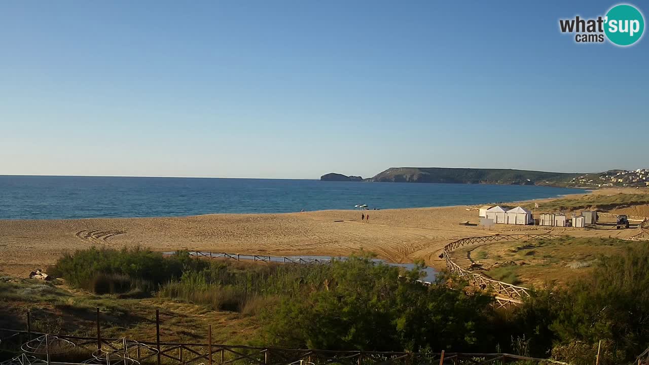 Webcam Torre dei Corsari – Liveblick auf den Strand von Punta Usai