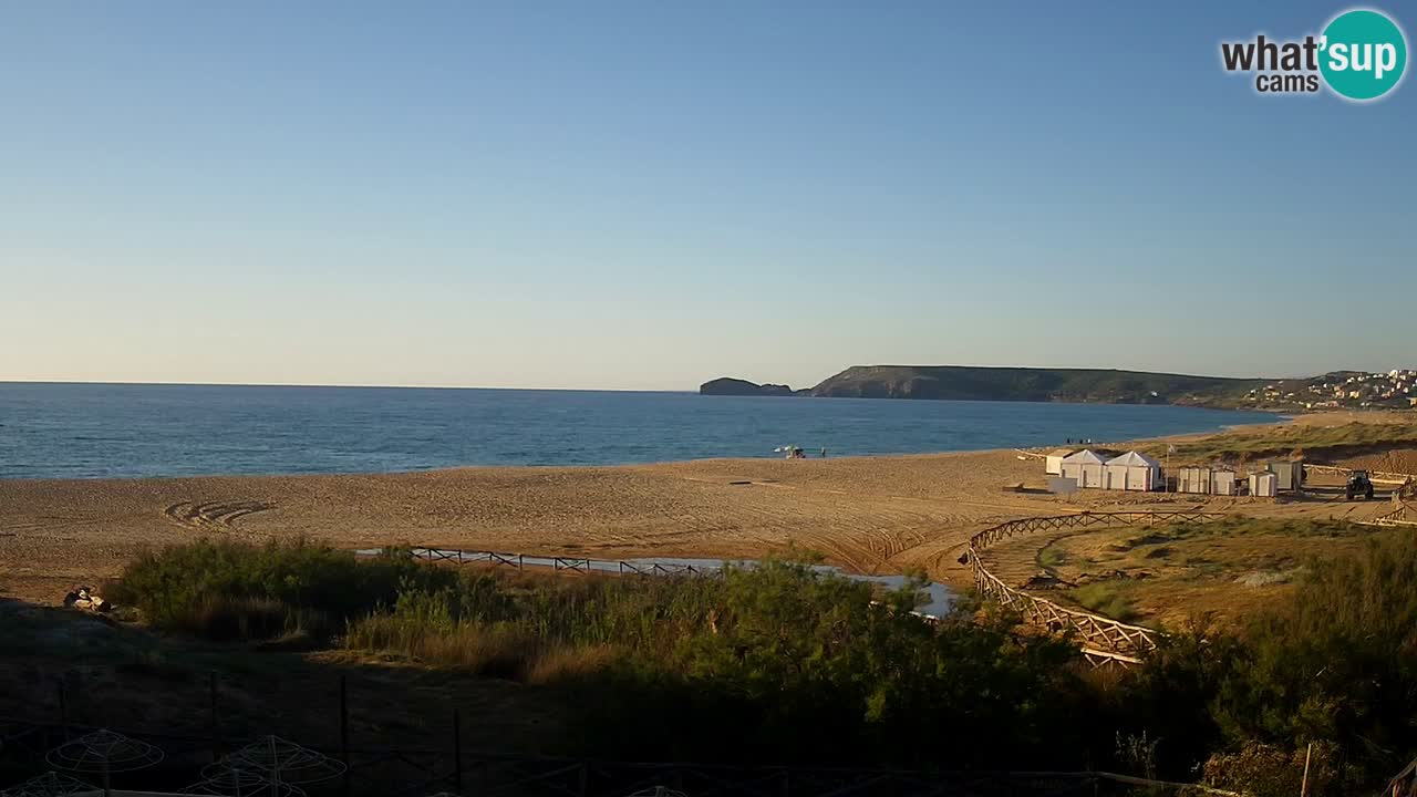 Webcam Torre dei Corsari – Vista live sulla spiaggia da Punta Usai