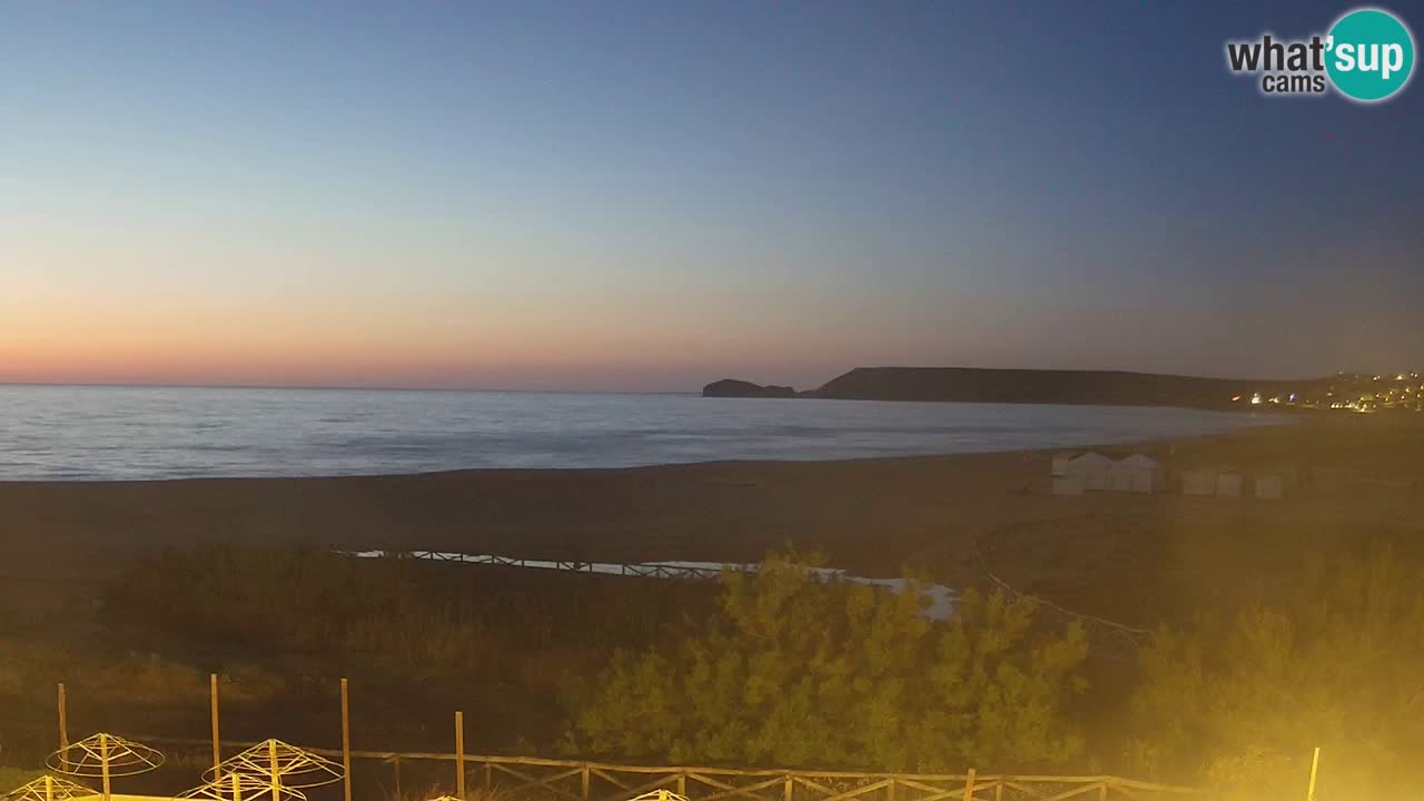 Webcam Torre dei Corsari – Vue en direct sur la plage depuis Punta Usai