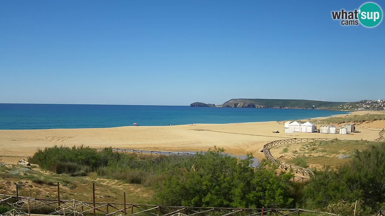 Webcam Torre dei Corsari – Live Beach View from Punta Usai