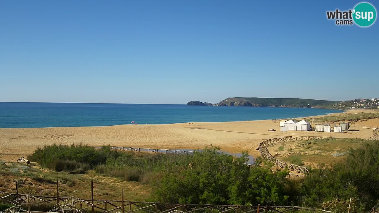 Webcam Torre dei Corsari – Vue en direct sur la plage depuis Punta Usai