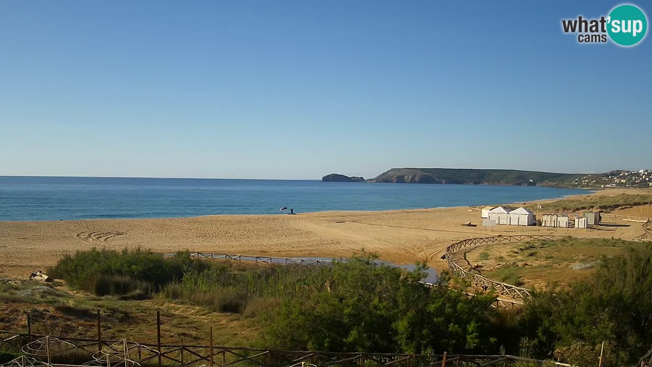 Spletna kamera Torre dei Corsari – Pogled v živo na plažo s Punta Usai