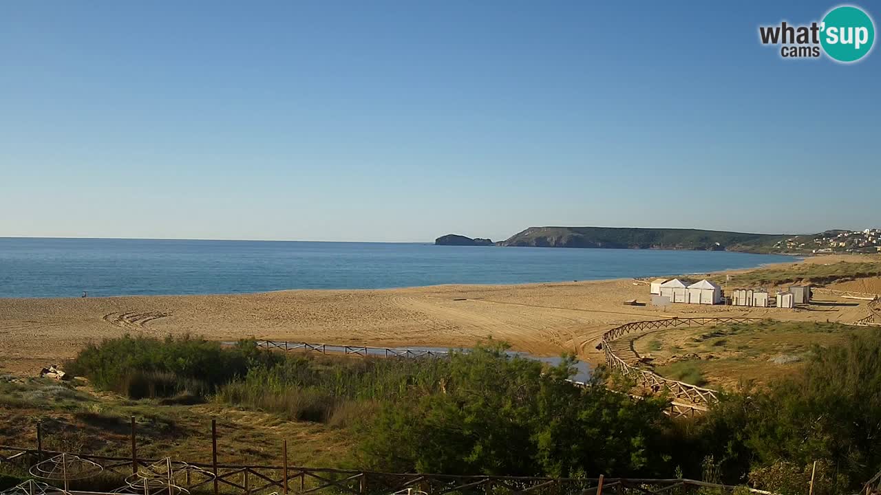 Webcam Torre dei Corsari – Liveblick auf den Strand von Punta Usai