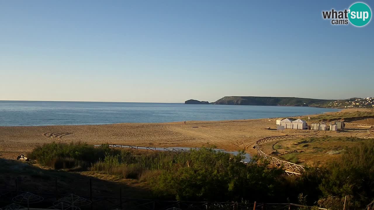 Cámara web Torre dei Corsari – Vista en directo de la playa desde Punta Usai