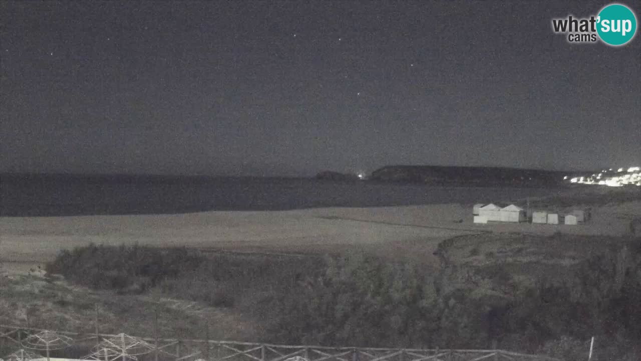 Webcam Torre dei Corsari – Vue en direct sur la plage depuis Punta Usai