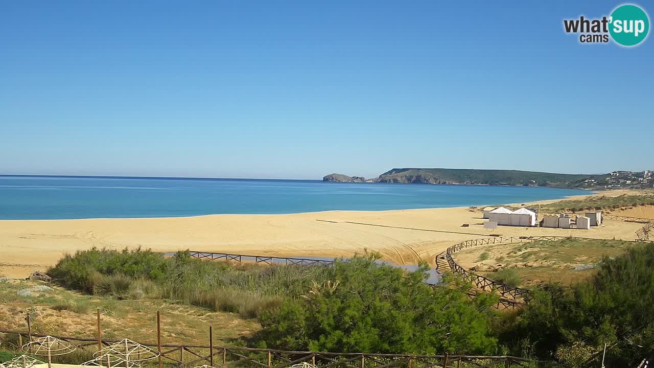 Spletna kamera Torre dei Corsari – Pogled v živo na plažo s Punta Usai
