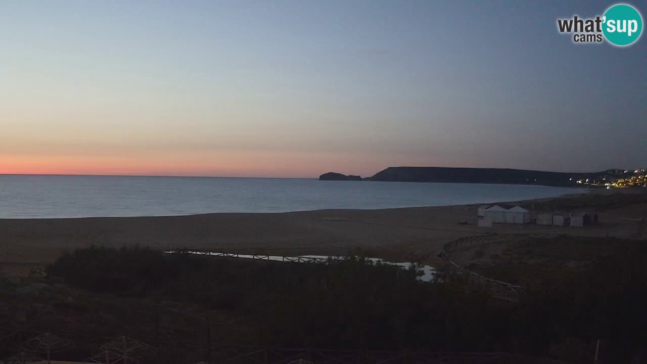 Spletna kamera Torre dei Corsari – Pogled v živo na plažo s Punta Usai
