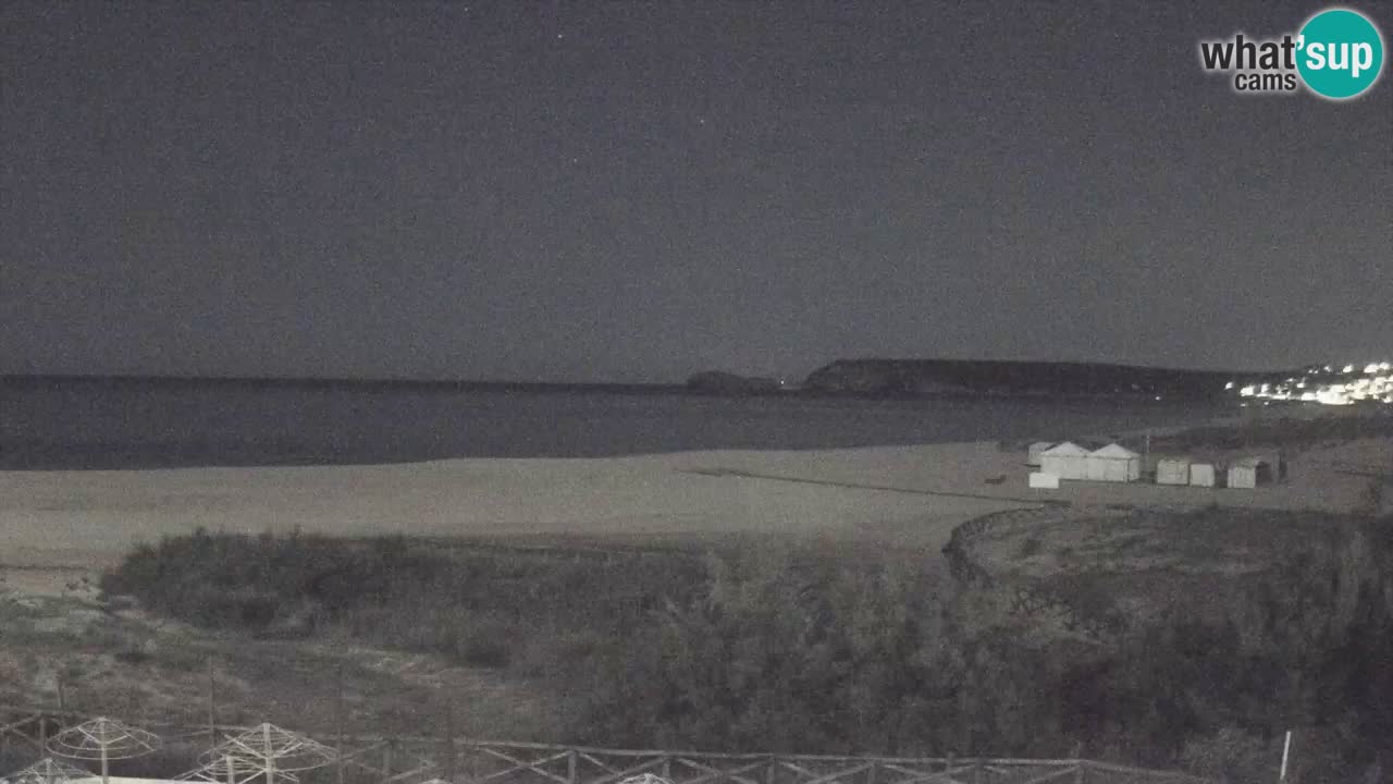 Webcam Torre dei Corsari – Liveblick auf den Strand von Punta Usai