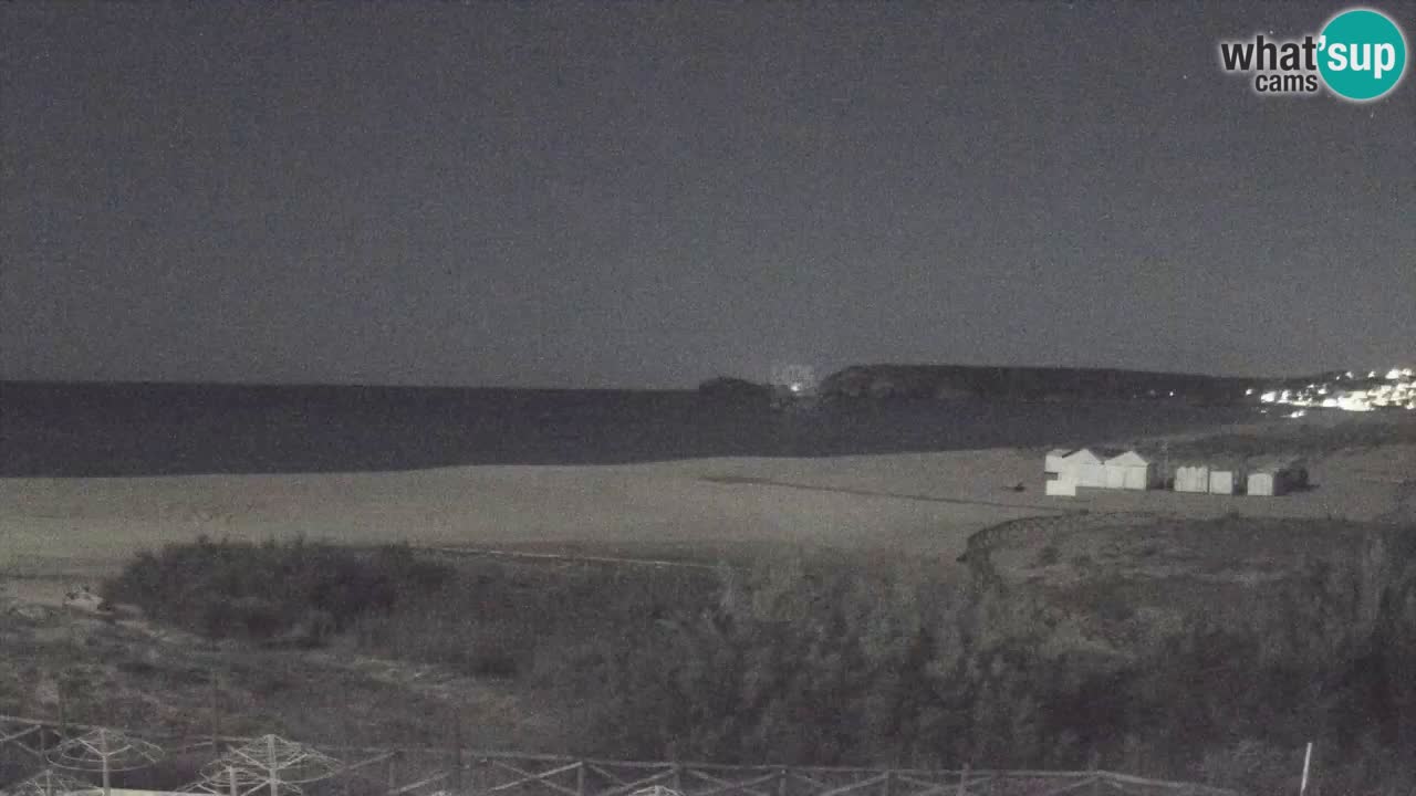 Webcam Torre dei Corsari – Vista live sulla spiaggia da Punta Usai