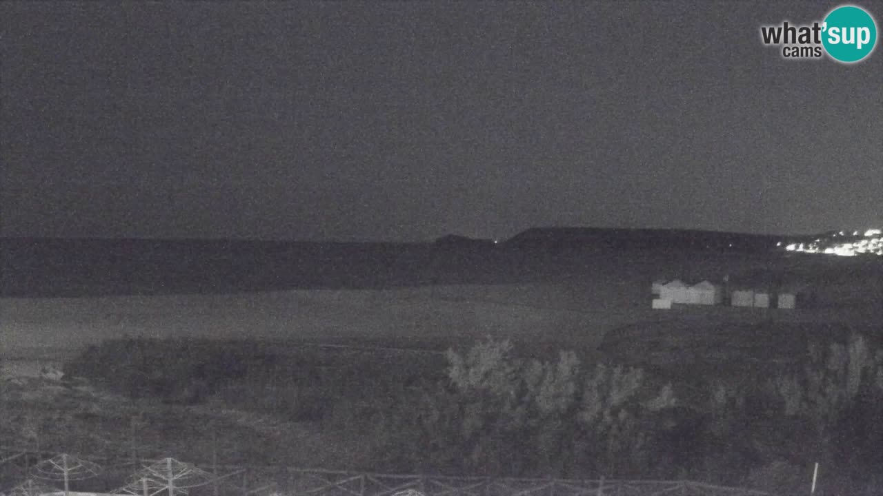 Webcam Torre dei Corsari – Vue en direct sur la plage depuis Punta Usai