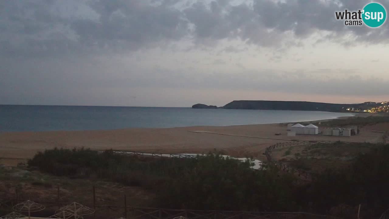 Webcam Torre dei Corsari – Vista live sulla spiaggia da Punta Usai