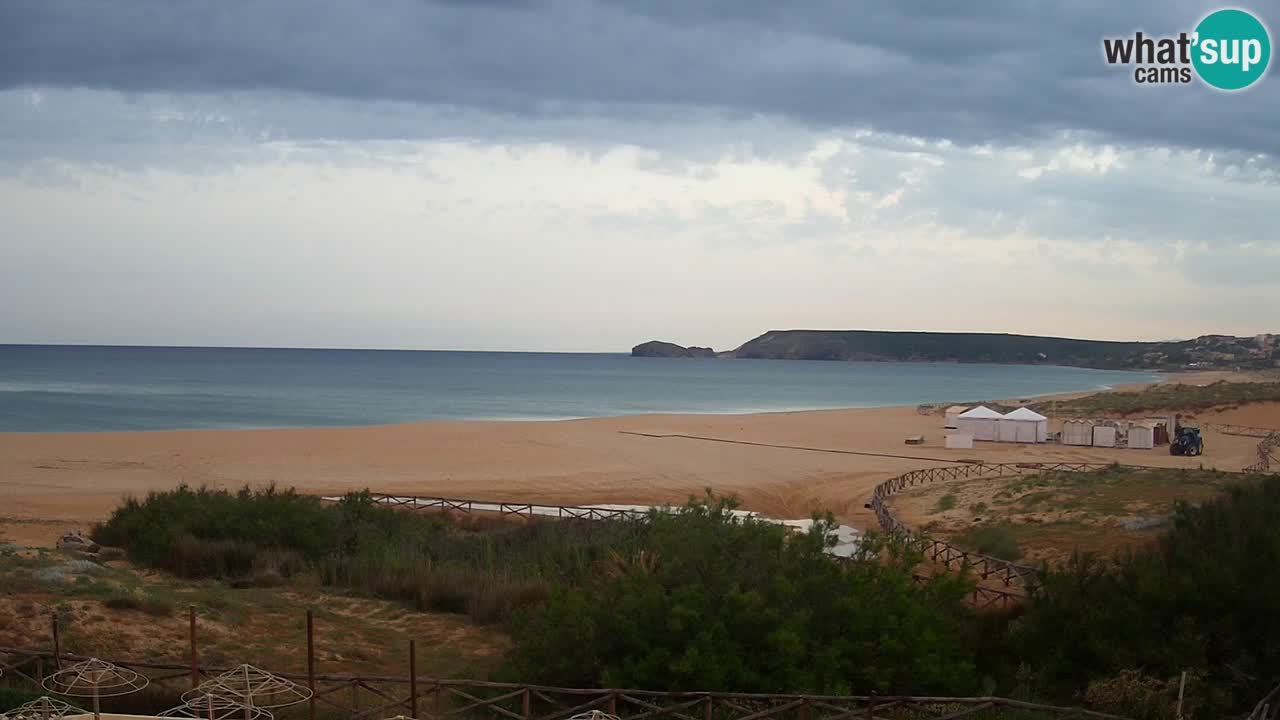 Cámara web Torre dei Corsari – Vista en directo de la playa desde Punta Usai