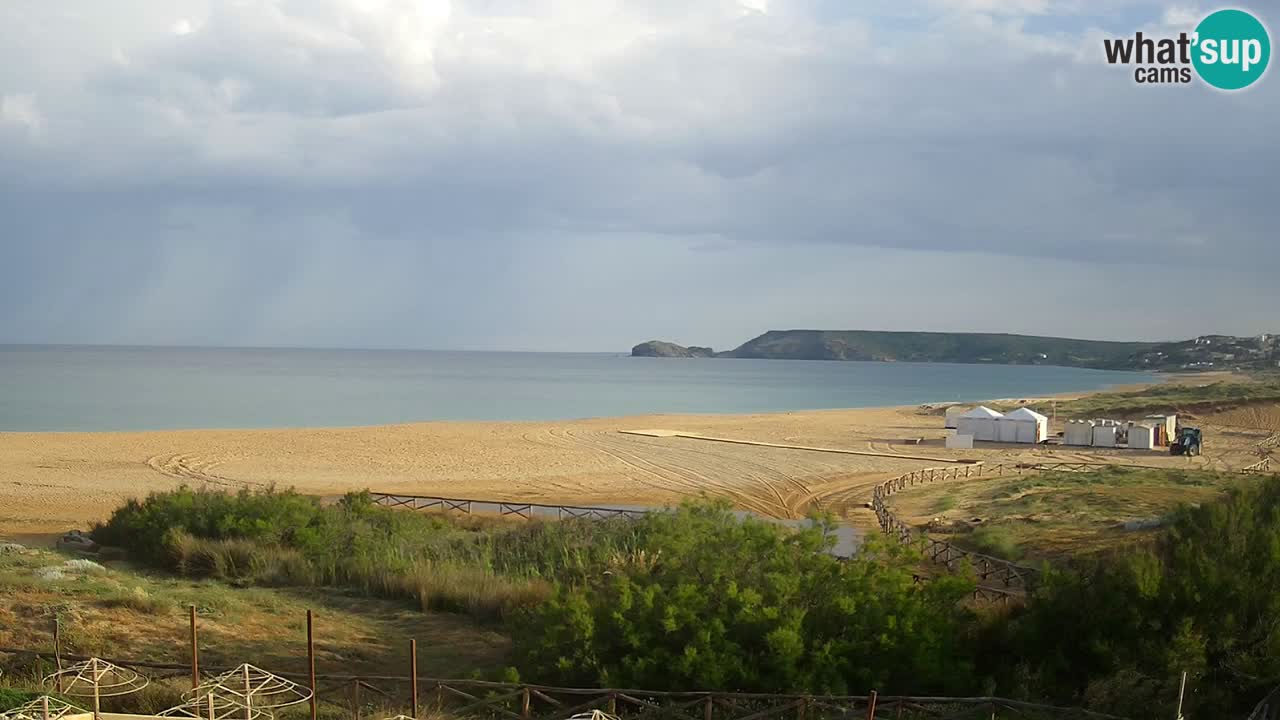 Webcam Torre dei Corsari – Live Beach View from Punta Usai
