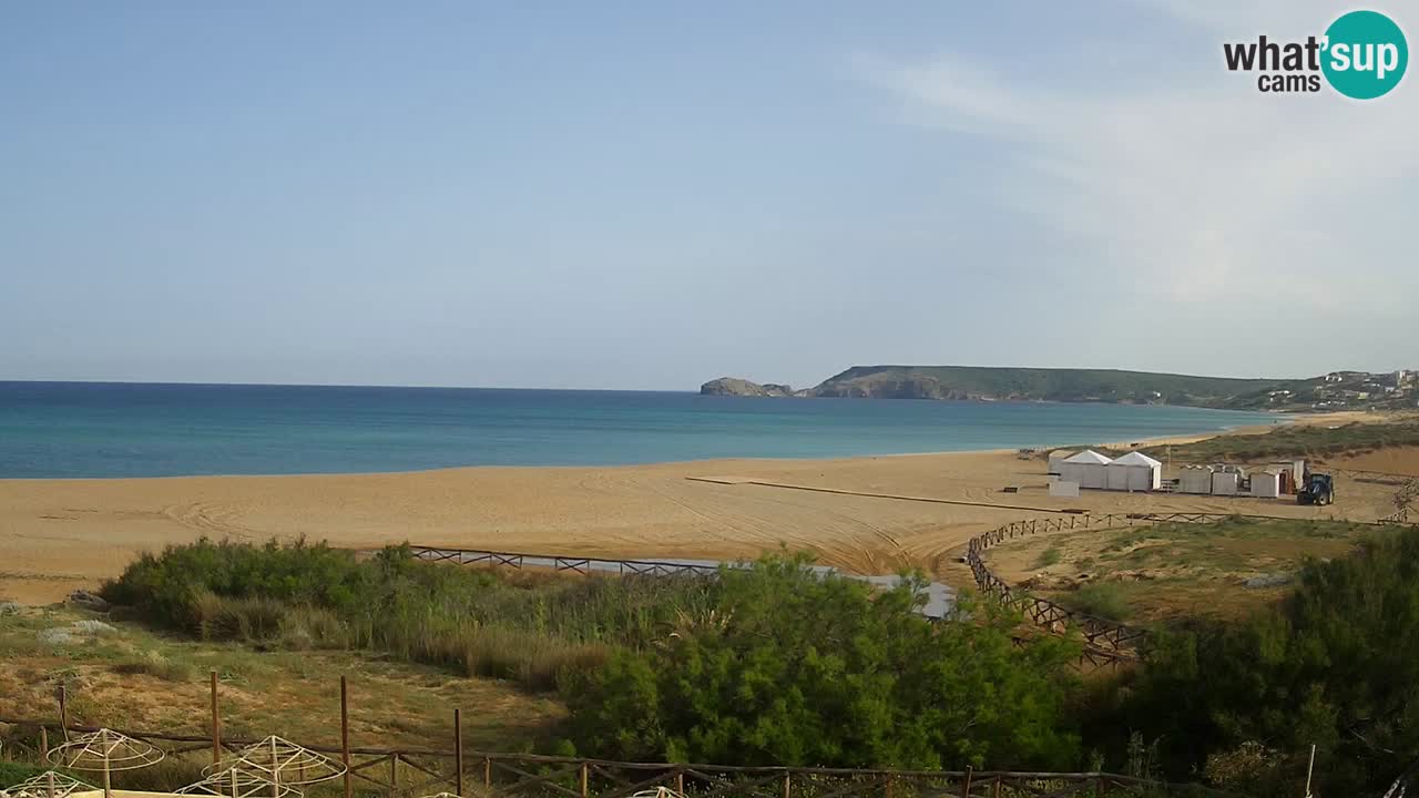 Webcam Torre dei Corsari – Liveblick auf den Strand von Punta Usai