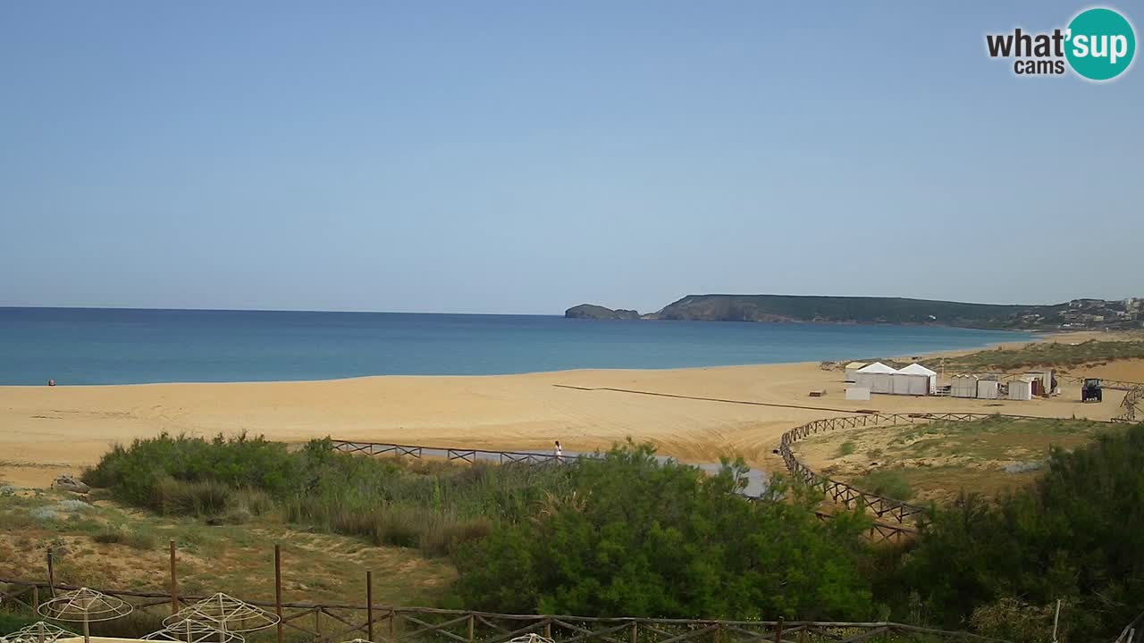 Webcam Torre dei Corsari – Vista live sulla spiaggia da Punta Usai