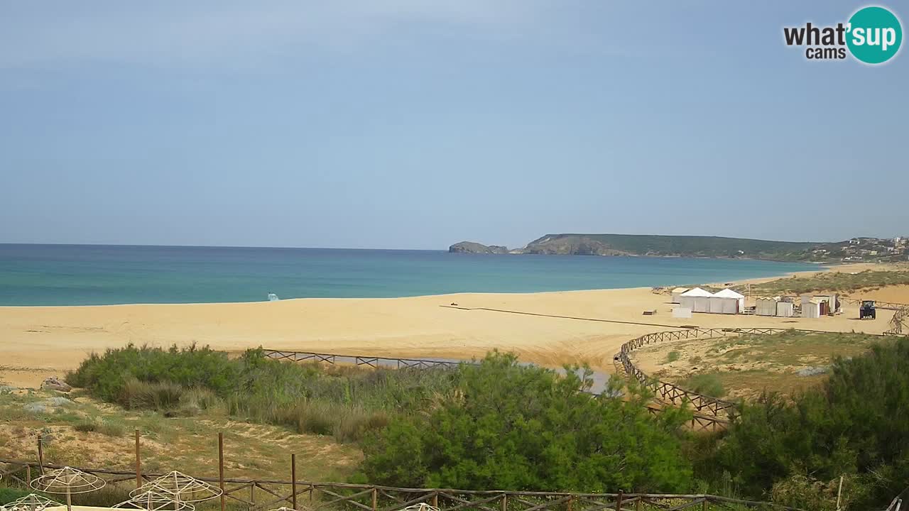 Webcam Torre dei Corsari – Liveblick auf den Strand von Punta Usai