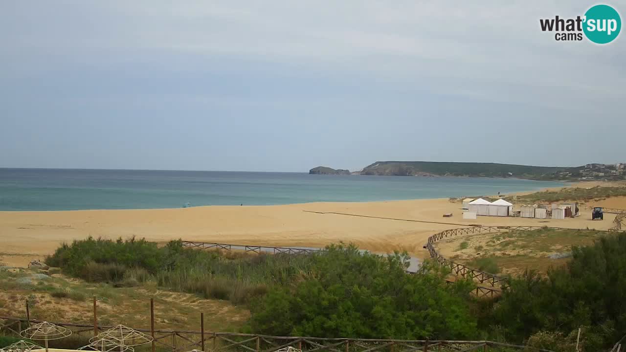 Webcam Torre dei Corsari – Vista live sulla spiaggia da Punta Usai
