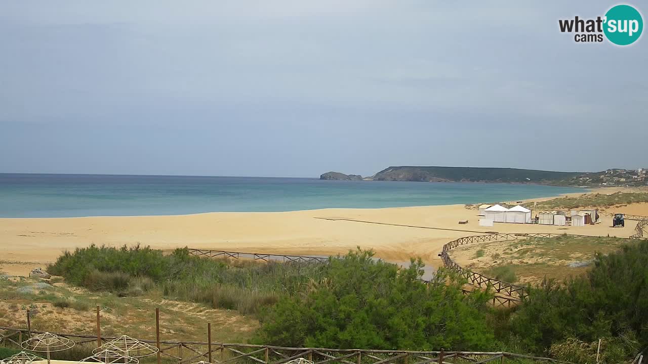 Web kamera Torre dei Corsari – Pogled uživo na plažu s Punta Usai