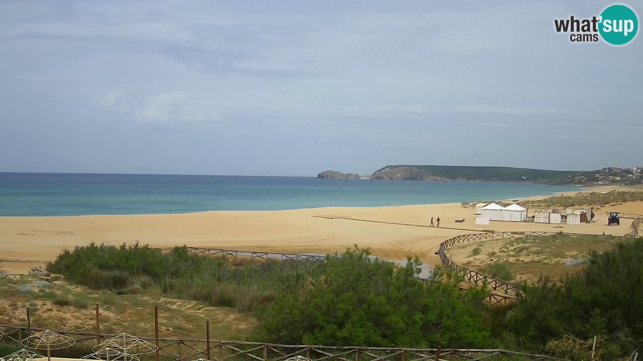 Webcam Torre dei Corsari – Live Beach View from Punta Usai
