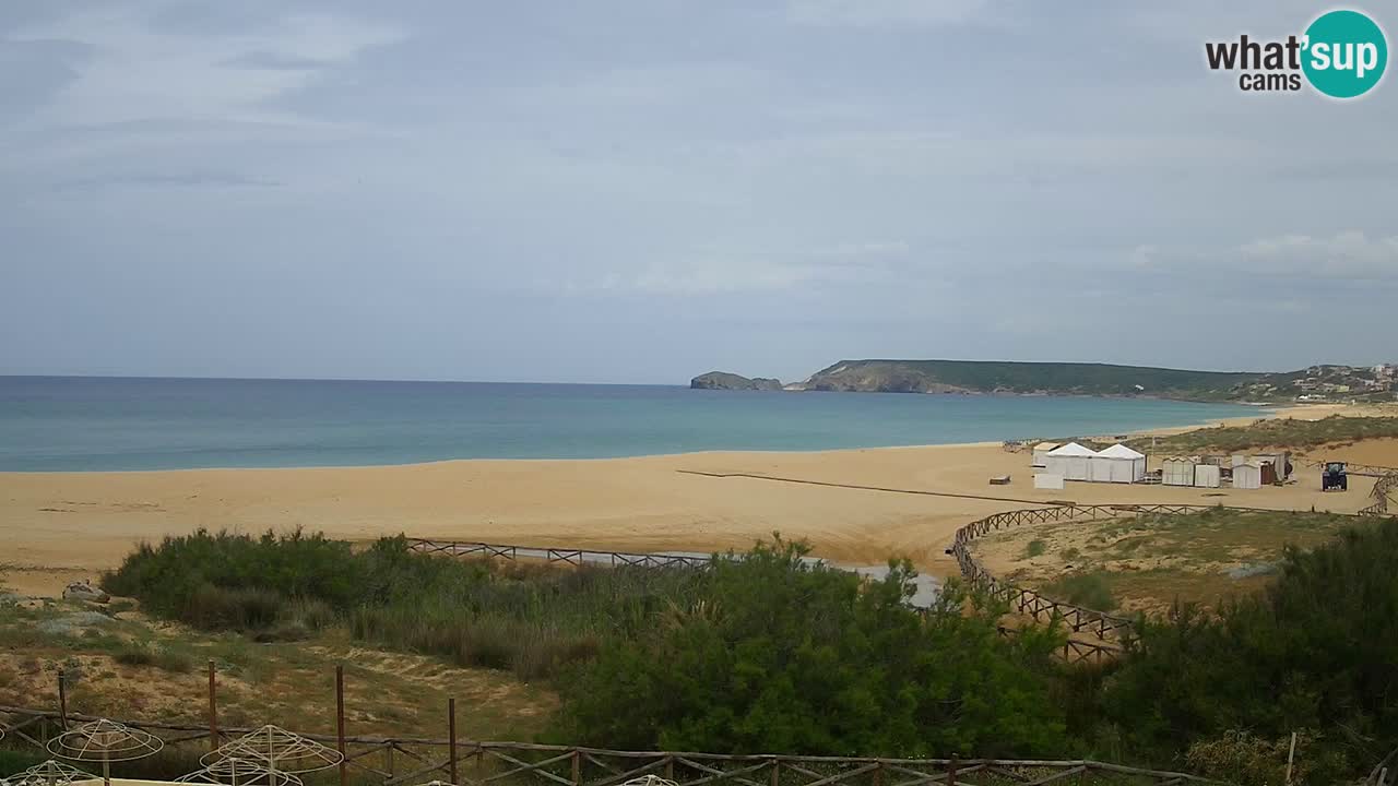 Webcam Torre dei Corsari – Vue en direct sur la plage depuis Punta Usai