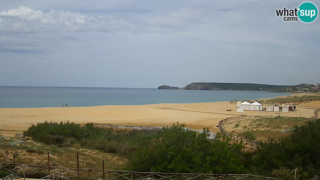 Webcam Torre dei Corsari – Liveblick auf den Strand von Punta Usai