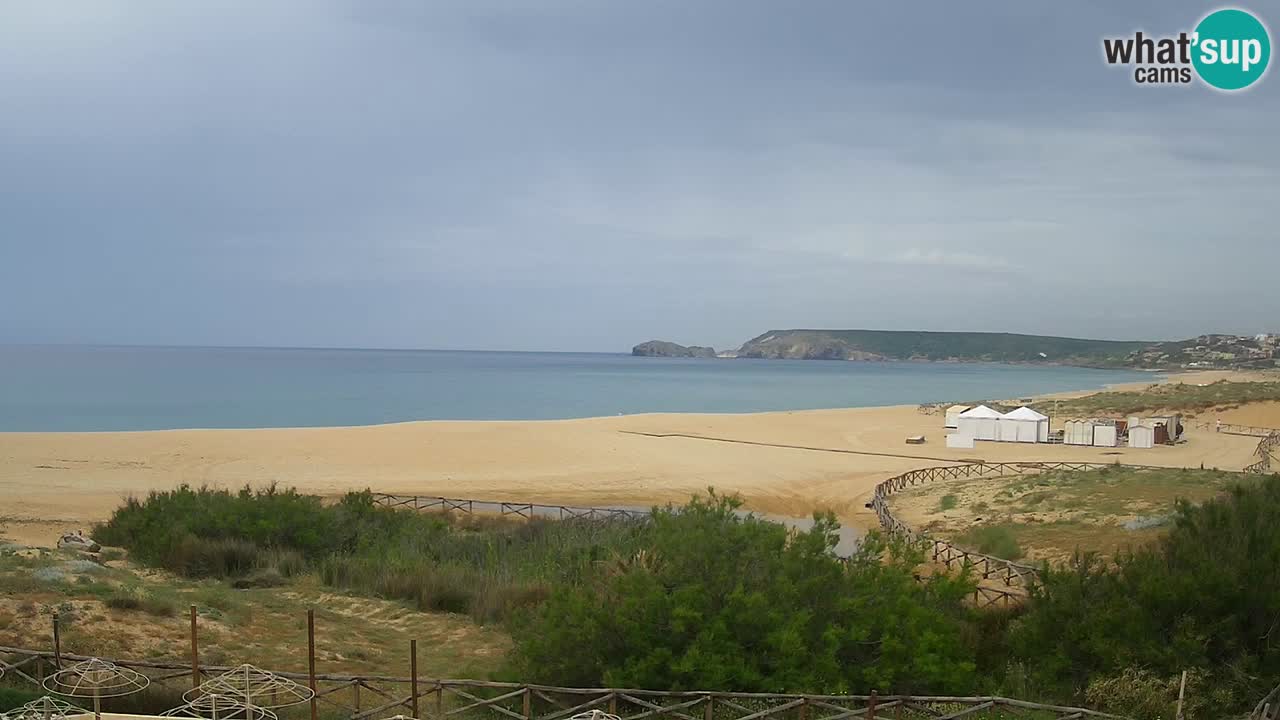 Cámara web Torre dei Corsari – Vista en directo de la playa desde Punta Usai