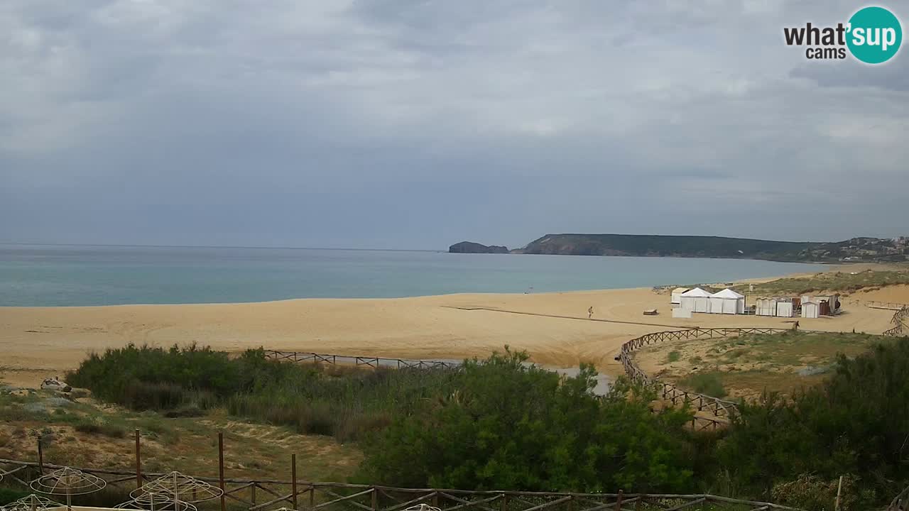Cámara web Torre dei Corsari – Vista en directo de la playa desde Punta Usai