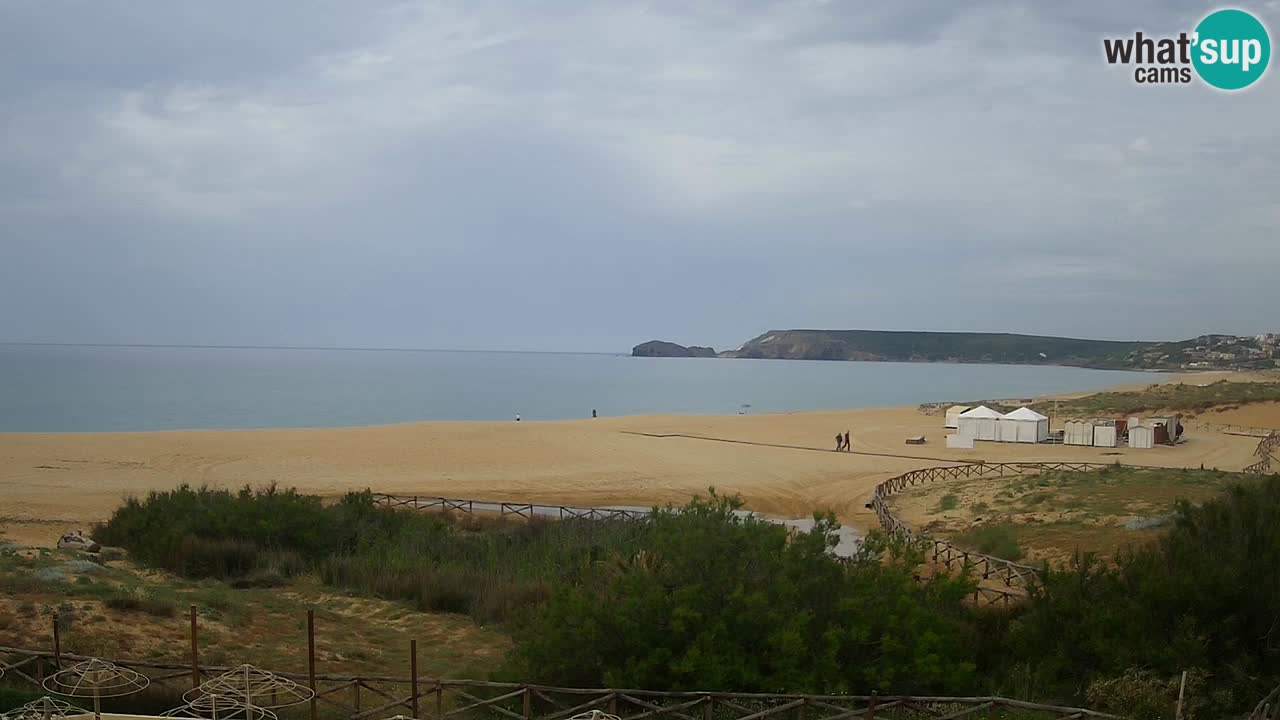 Webcam Torre dei Corsari – Vista live sulla spiaggia da Punta Usai