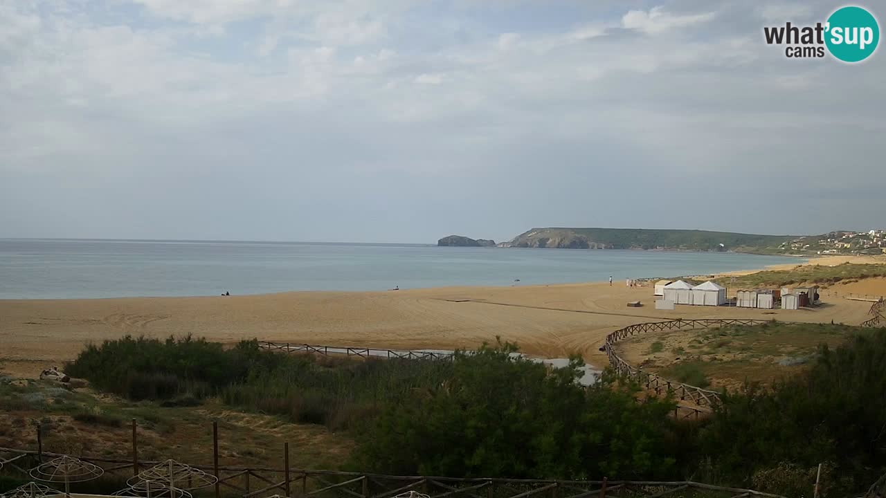 Webcam Torre dei Corsari – Liveblick auf den Strand von Punta Usai