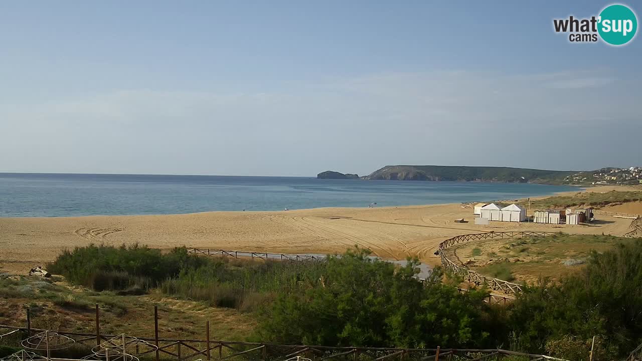 Cámara web Torre dei Corsari – Vista en directo de la playa desde Punta Usai