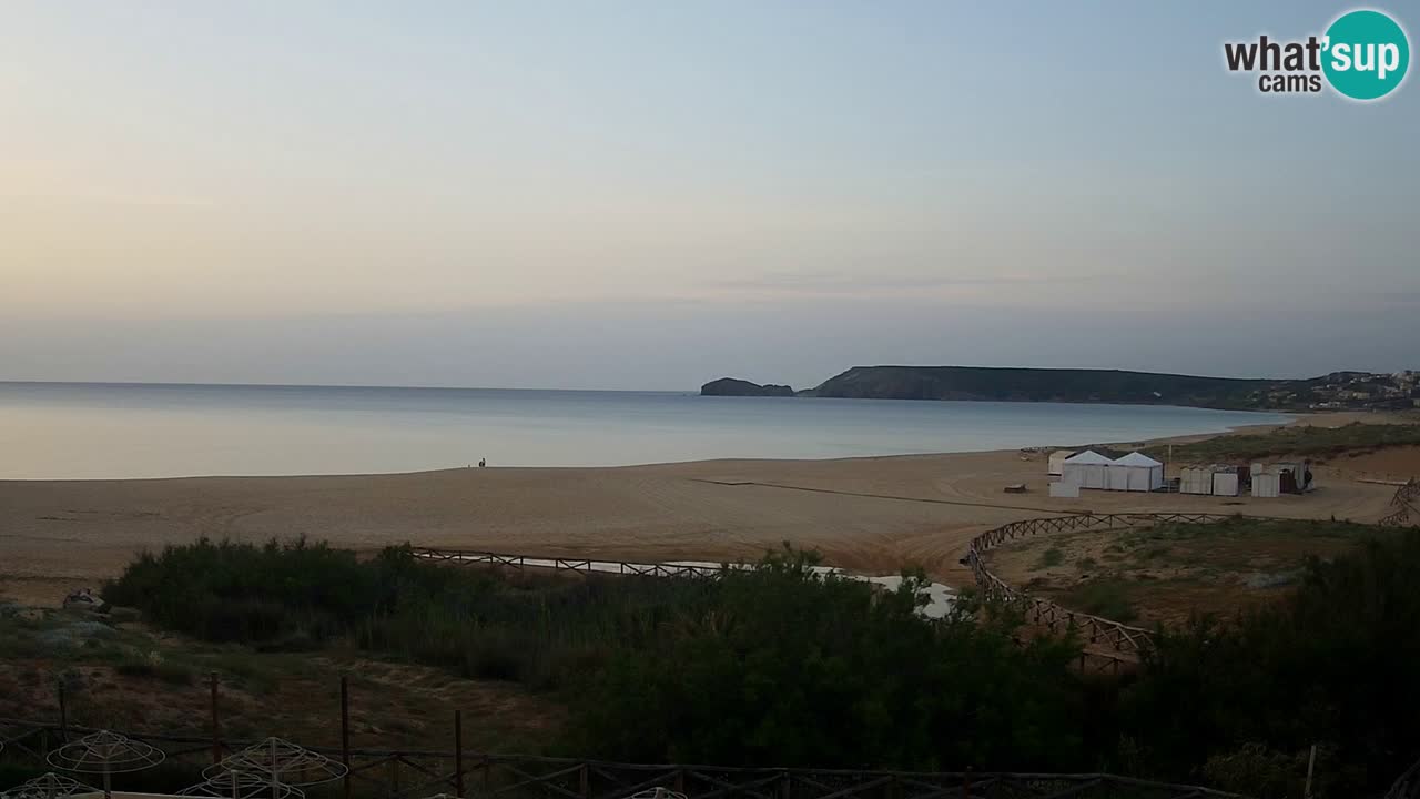 Cámara web Torre dei Corsari – Vista en directo de la playa desde Punta Usai