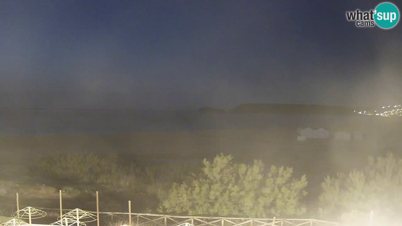 Webcam Torre dei Corsari – Liveblick auf den Strand von Punta Usai