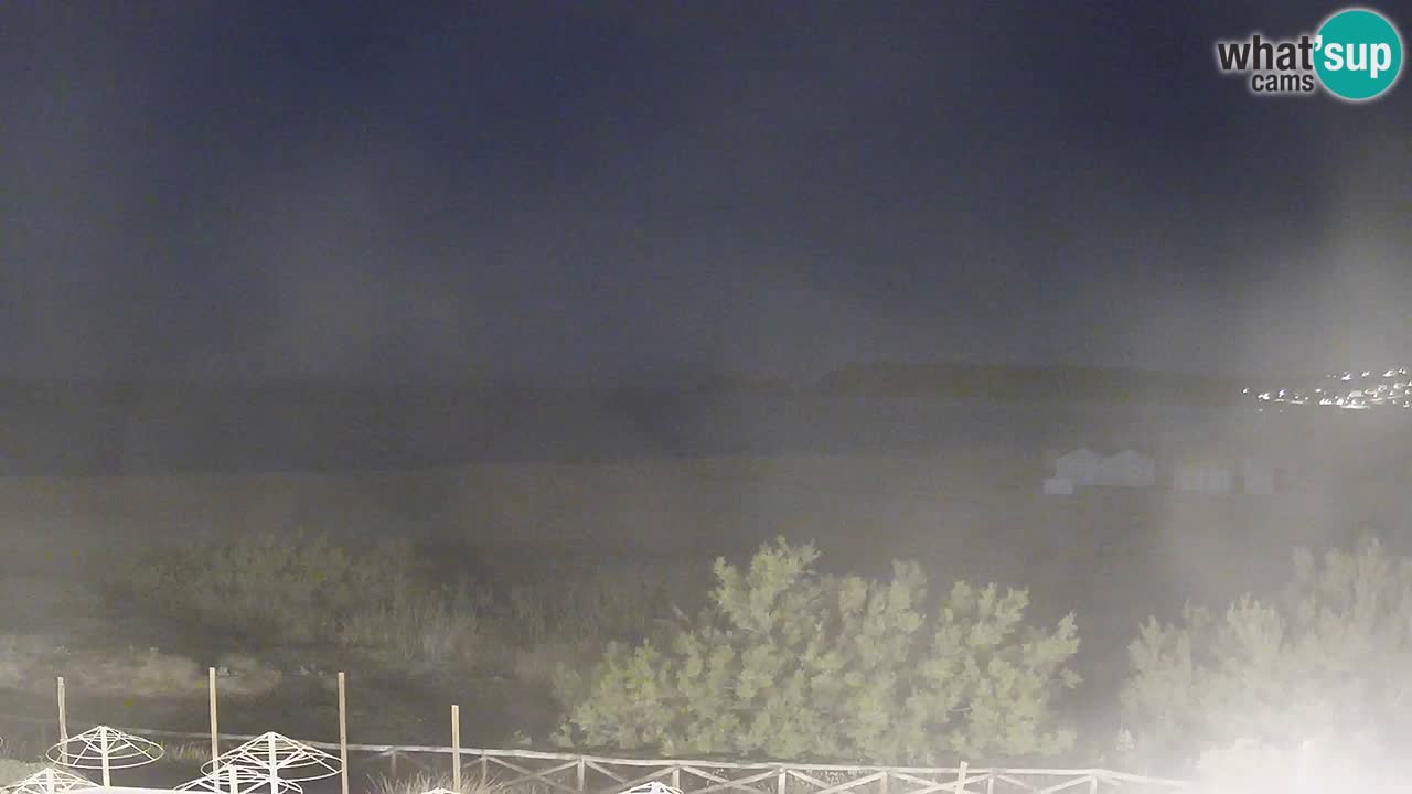 Webcam Torre dei Corsari – Vista live sulla spiaggia da Punta Usai