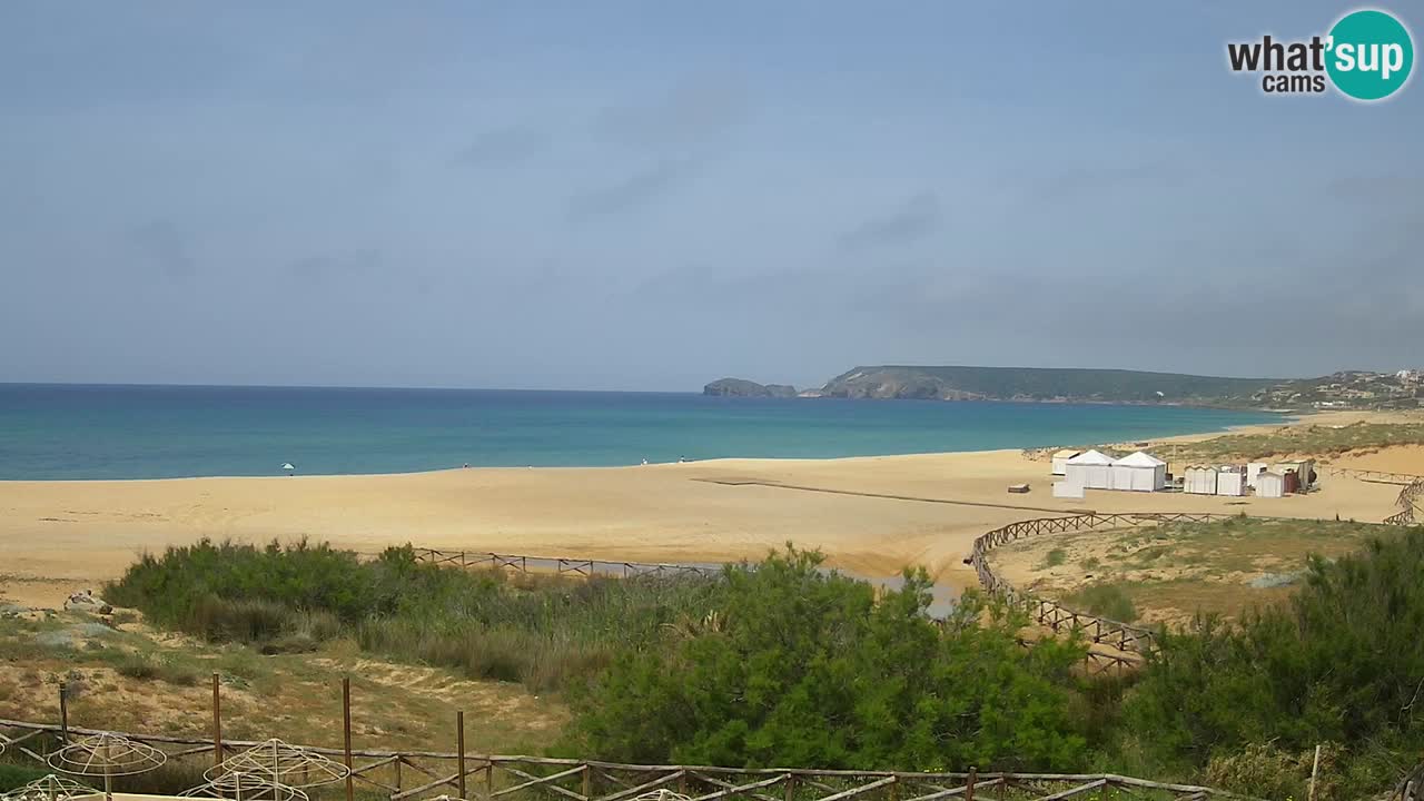 Webcam Torre dei Corsari – Vista live sulla spiaggia da Punta Usai