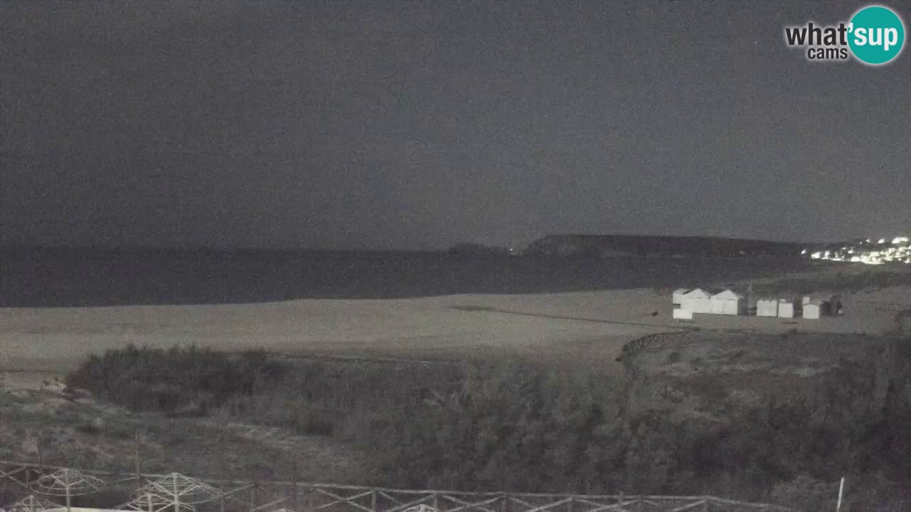 Webcam Torre dei Corsari – Vue en direct sur la plage depuis Punta Usai