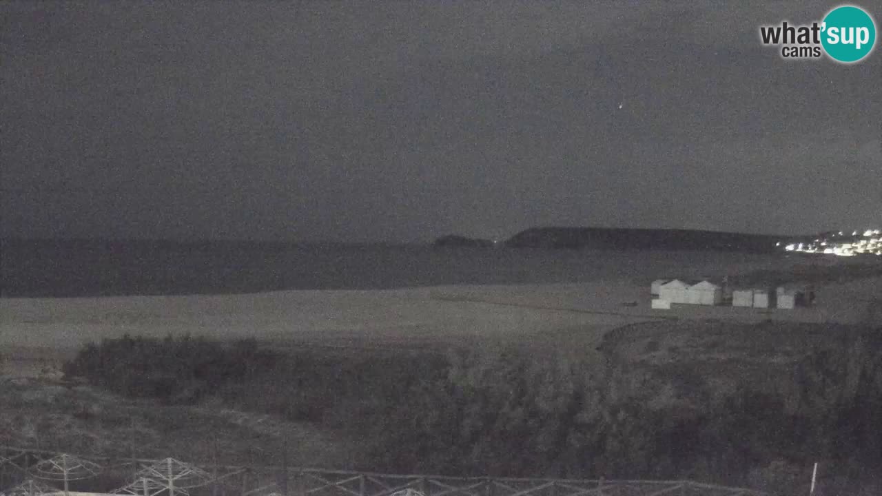 Webcam Torre dei Corsari – Vue en direct sur la plage depuis Punta Usai