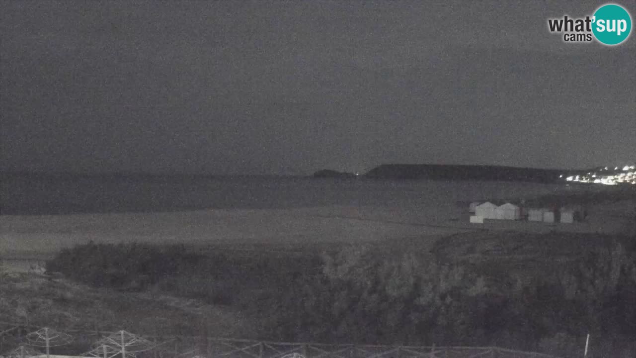 Webcam Torre dei Corsari – Vue en direct sur la plage depuis Punta Usai
