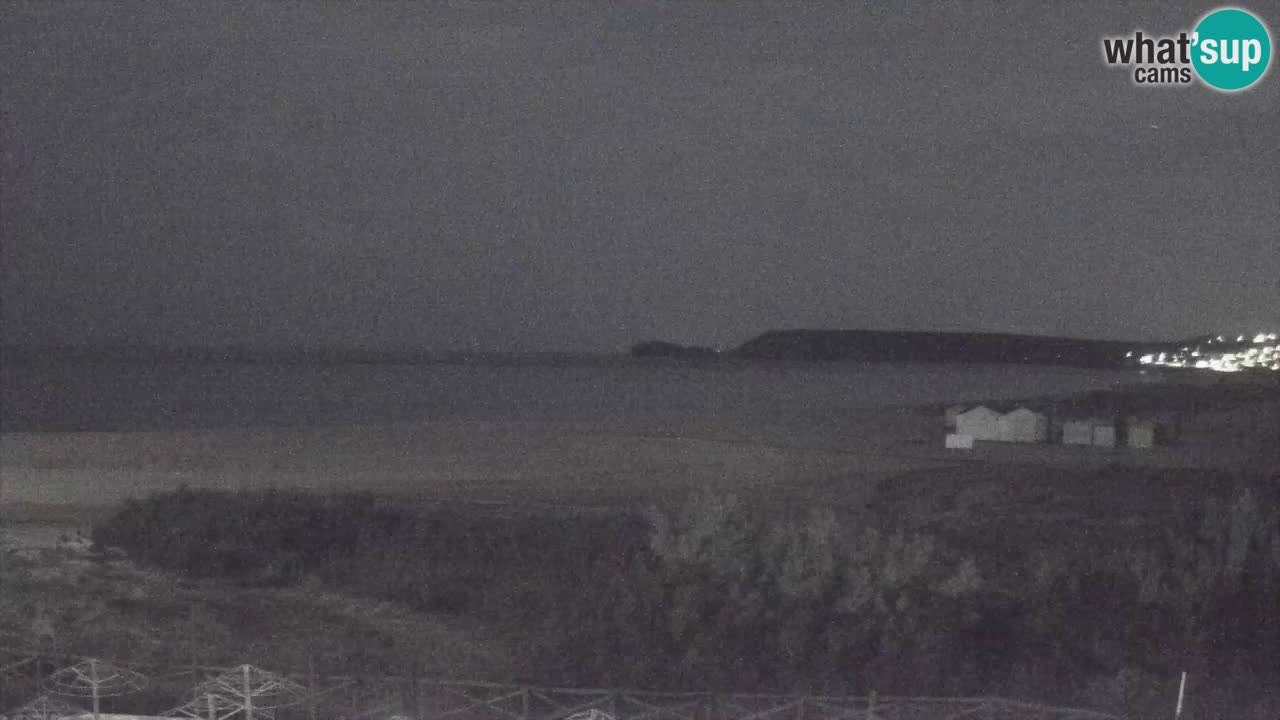 Cámara web Torre dei Corsari – Vista en directo de la playa desde Punta Usai