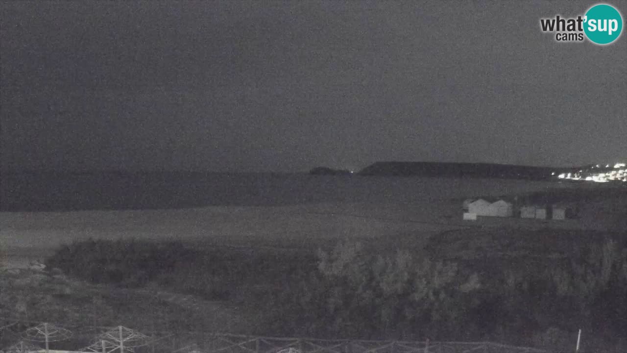 Spletna kamera Torre dei Corsari – Pogled v živo na plažo s Punta Usai