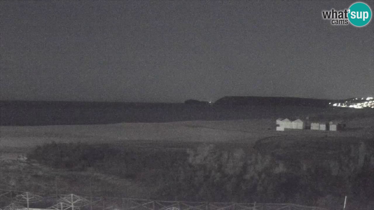 Cámara web Torre dei Corsari – Vista en directo de la playa desde Punta Usai